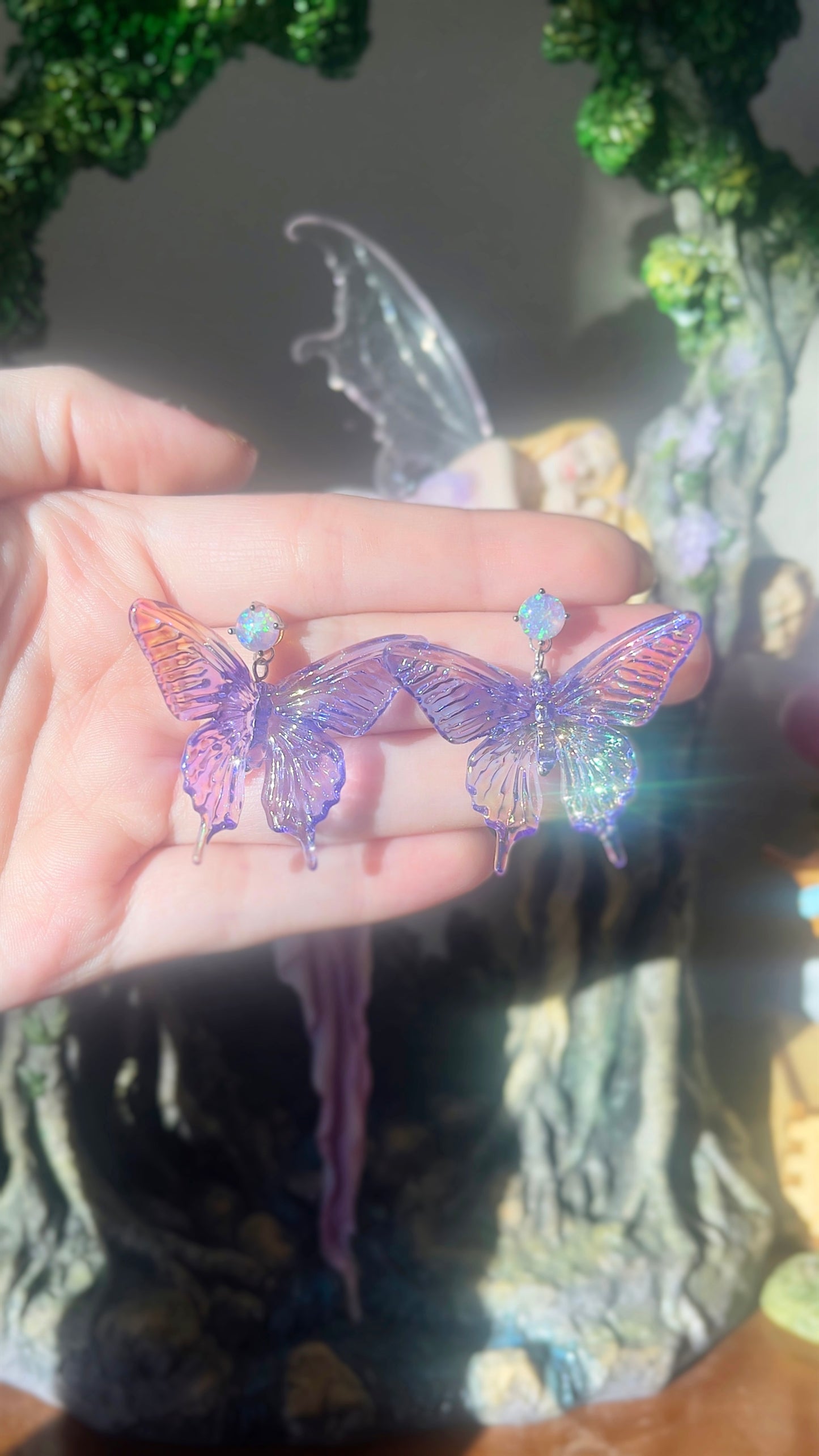 Holographic Butterfly Earrings
