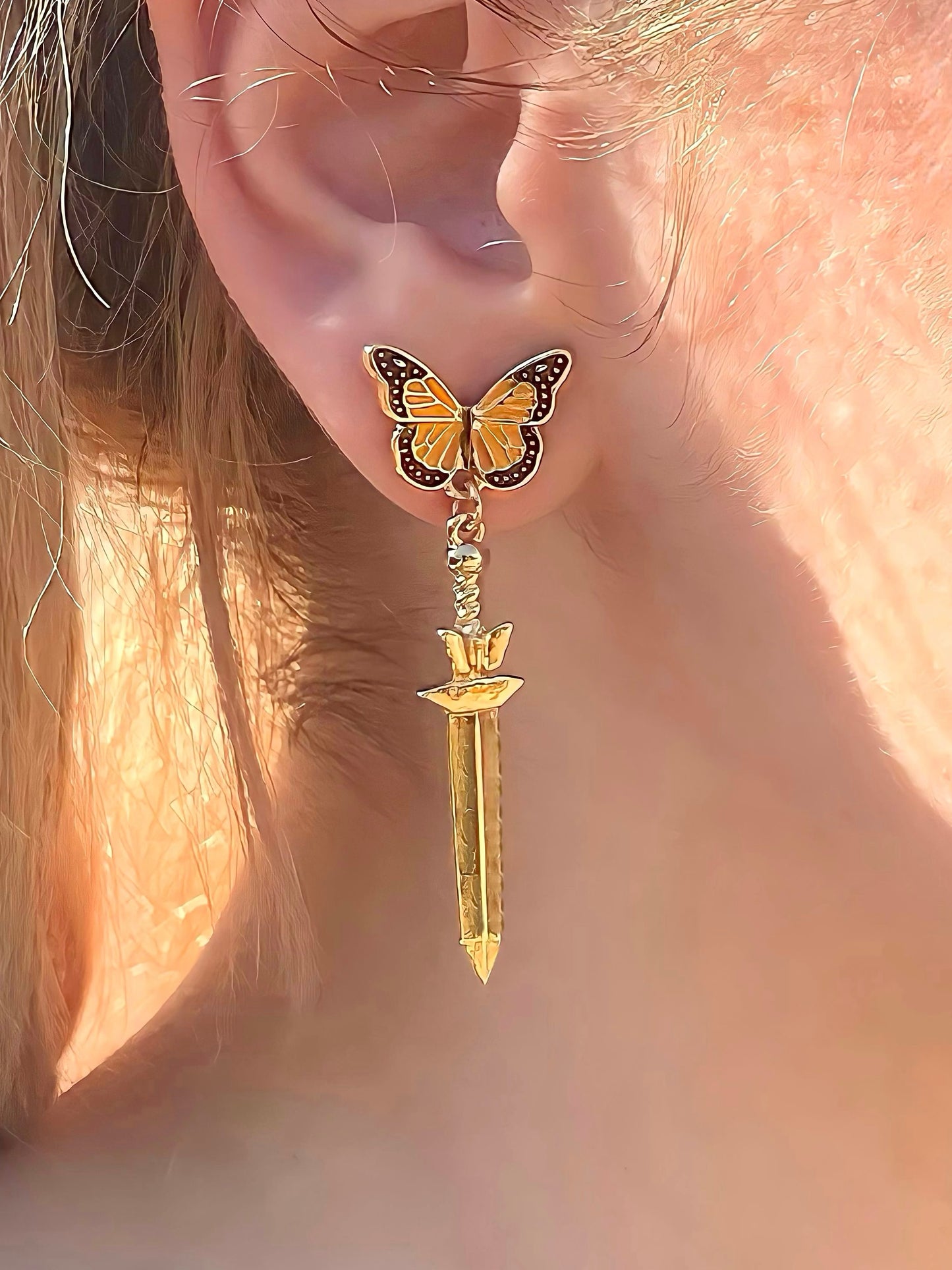Butterfly Blade Earrings