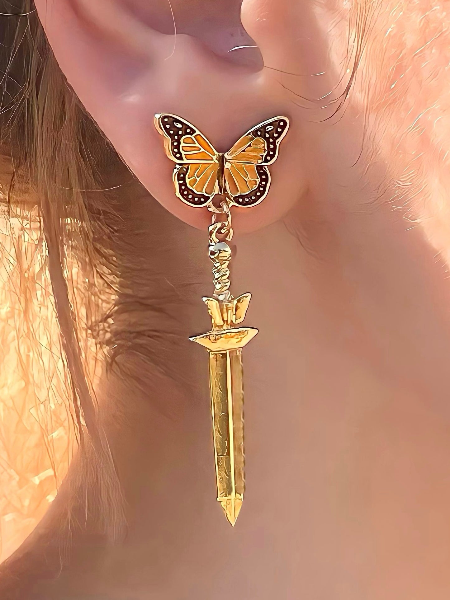Butterfly Blade Earrings