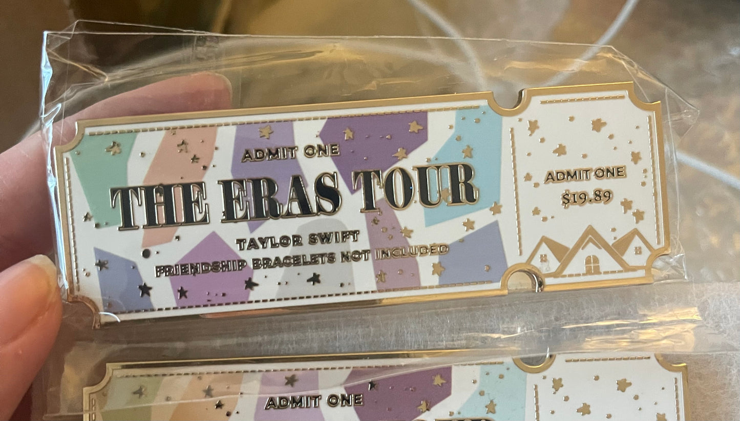 Eras Tour Ticket Pin