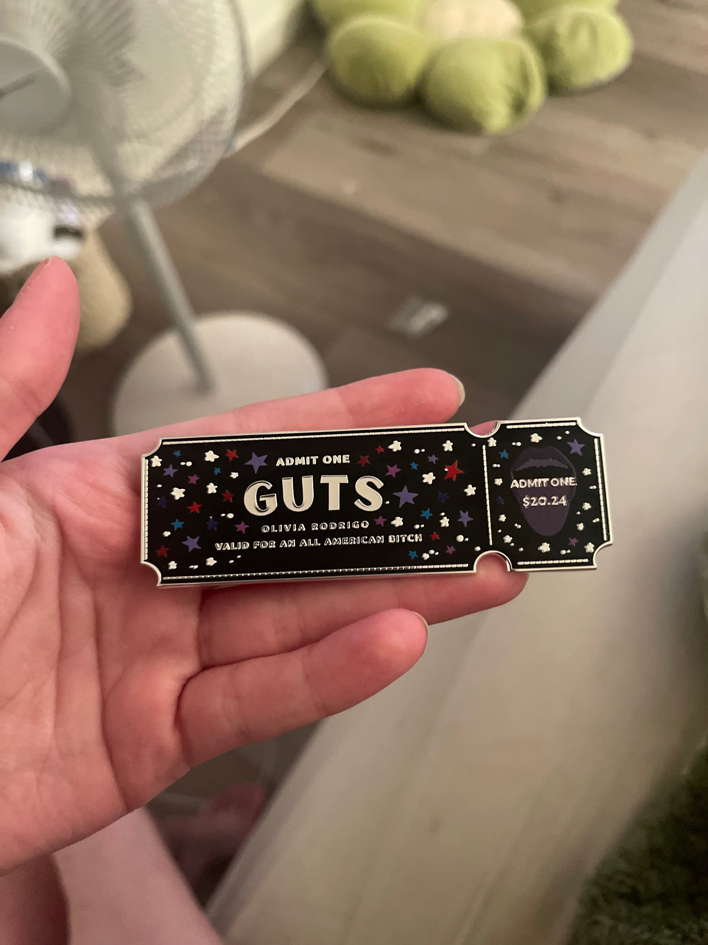 GUTS Tour/Album Ticket Pin