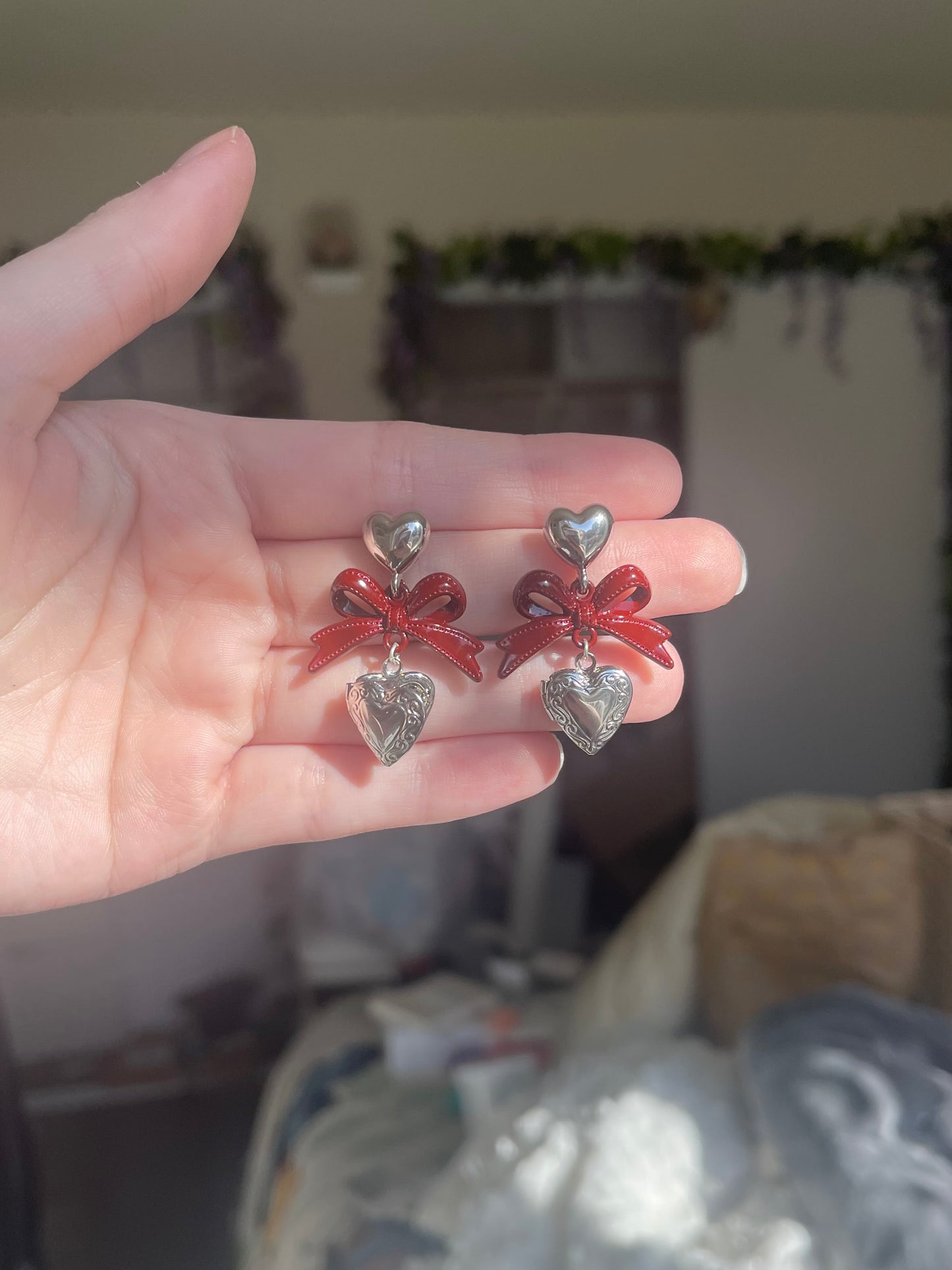 Coquette Locket Earrings