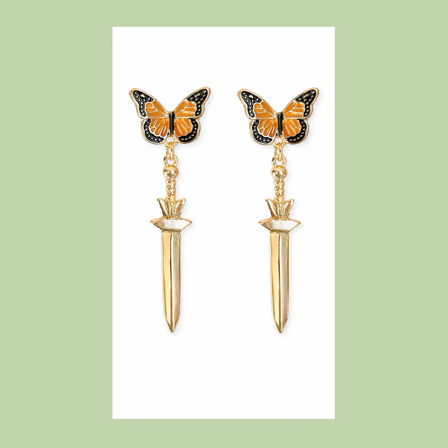 Butterfly Blade Earrings
