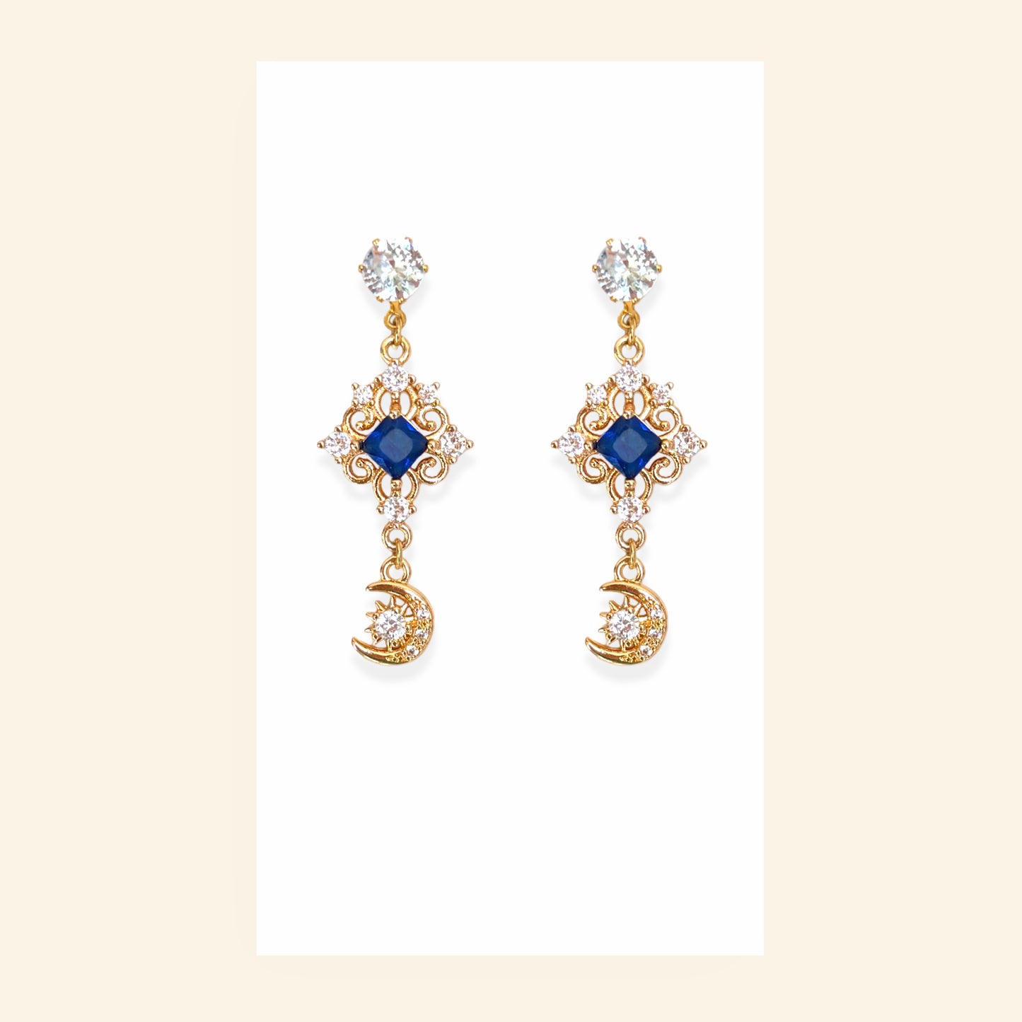 Midnight Moon Earrings