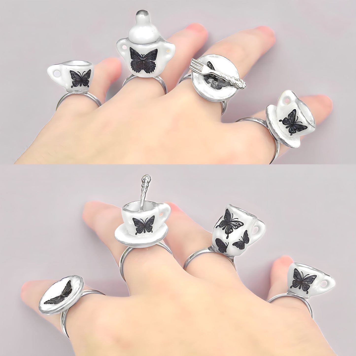 Tea Party Ring Set