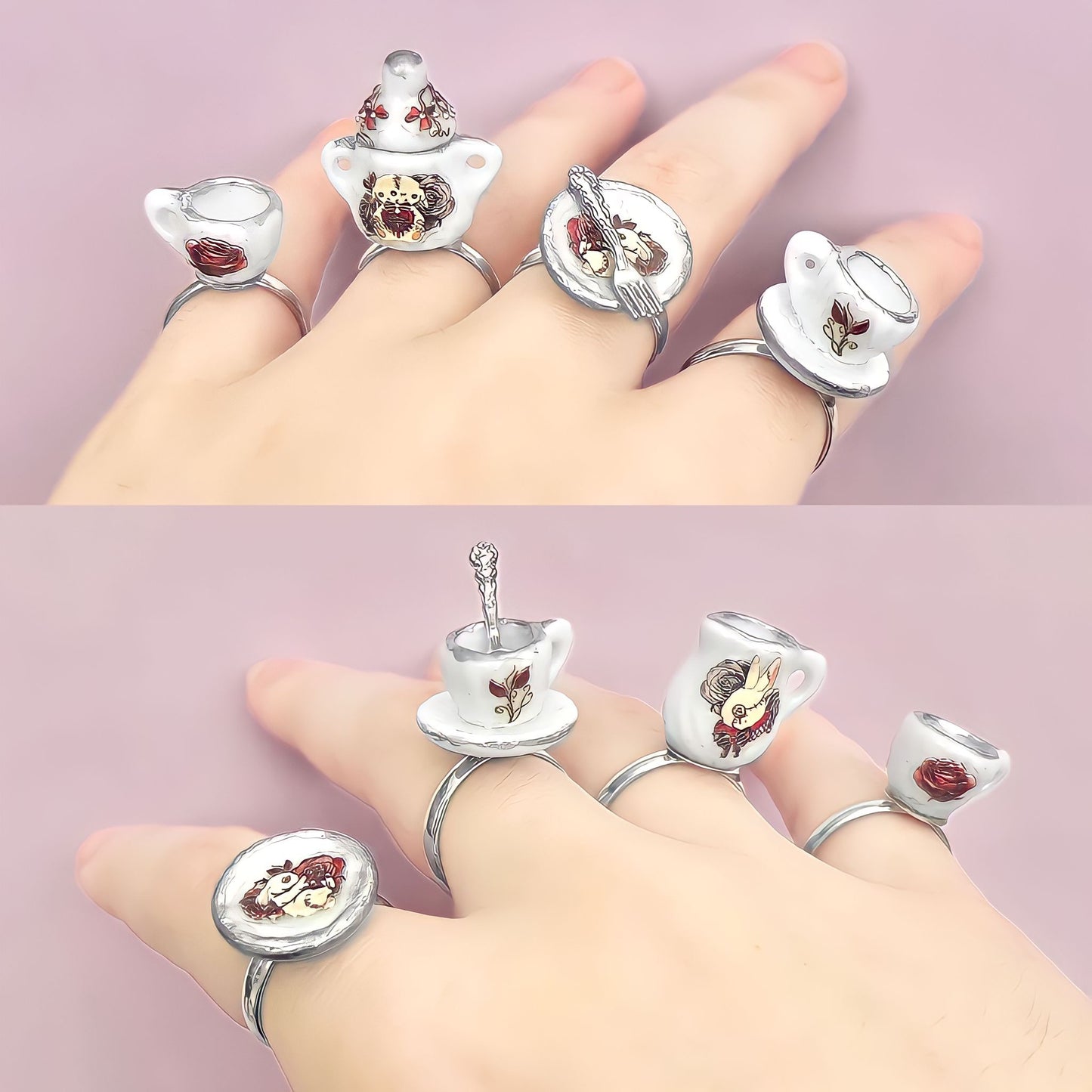 Tea Party Ring Set