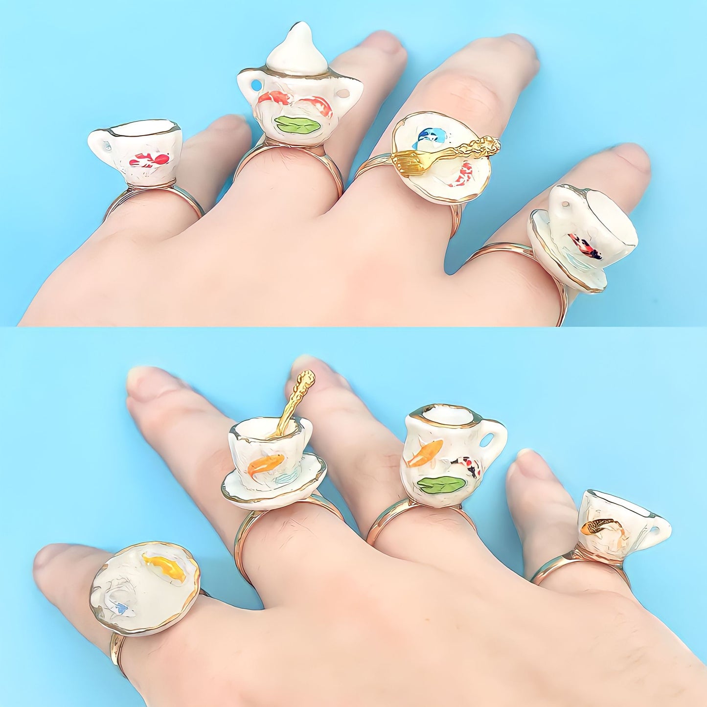Tea Party Ring Set