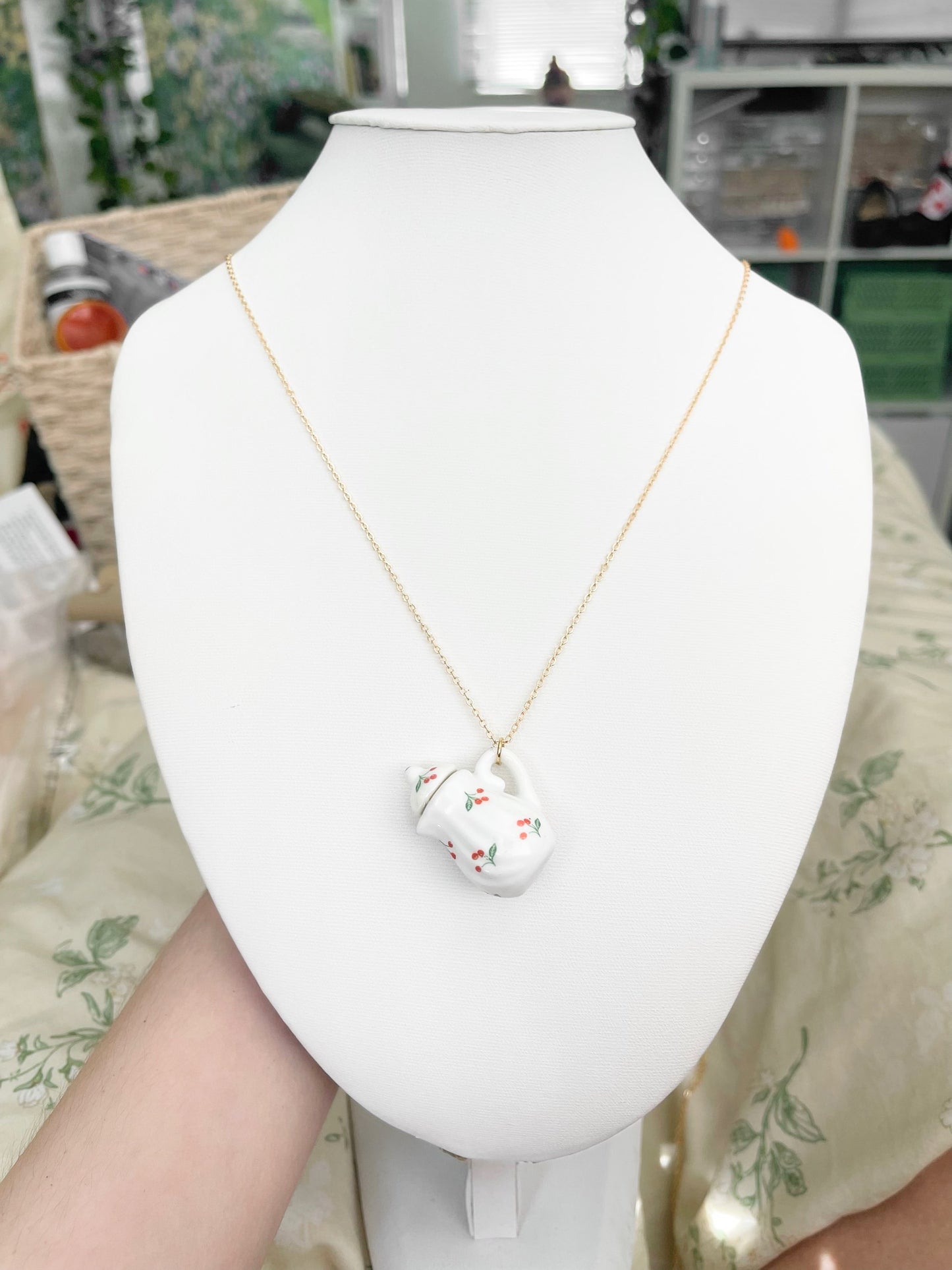 Teapot Necklace