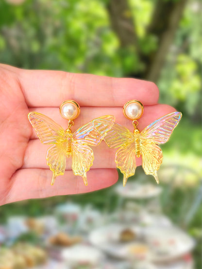 Holographic Butterfly Earrings