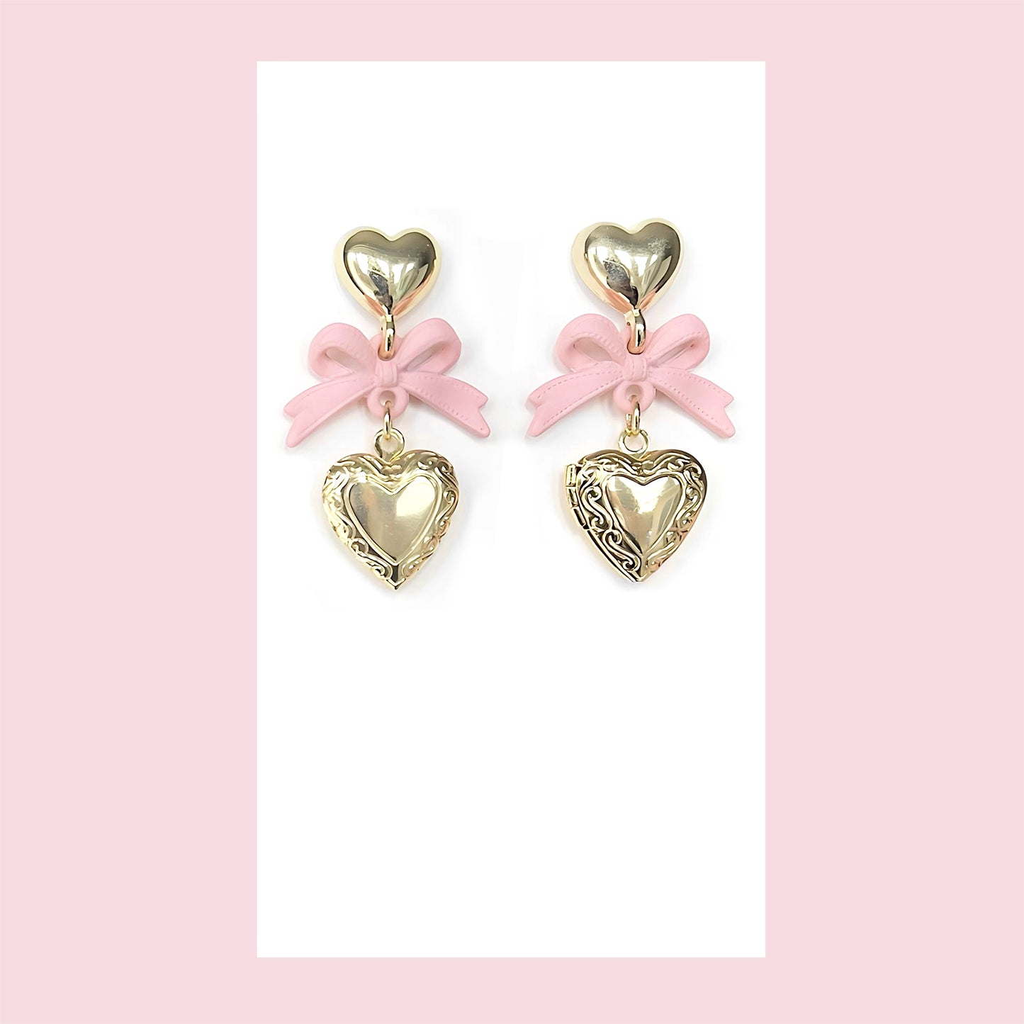 Coquette Locket Earrings