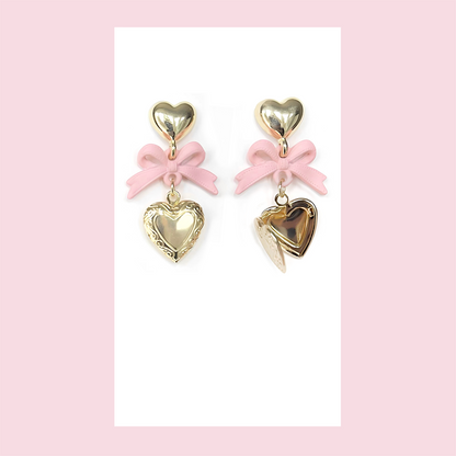 Coquette Locket Earrings
