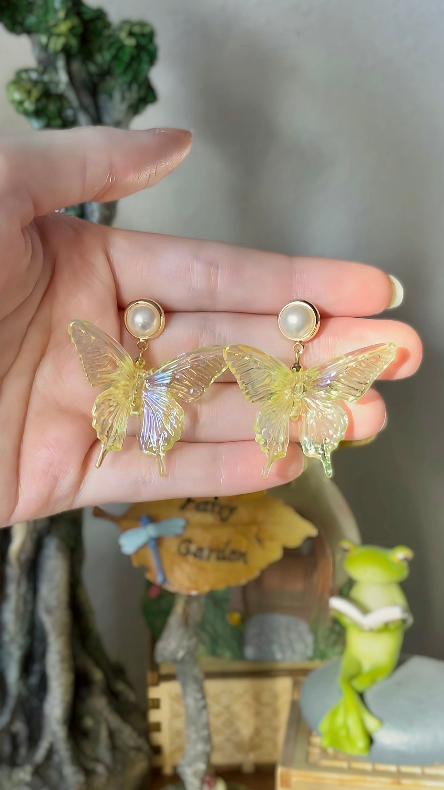 Holographic Butterfly Earrings