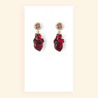 Medieval Heart Earrings