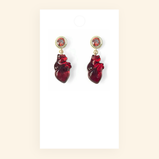 Medieval Heart Earrings