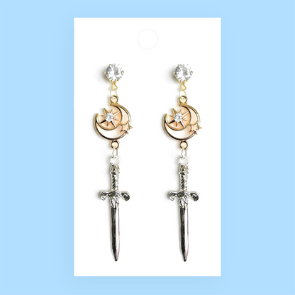 Moon Dagger Earrings