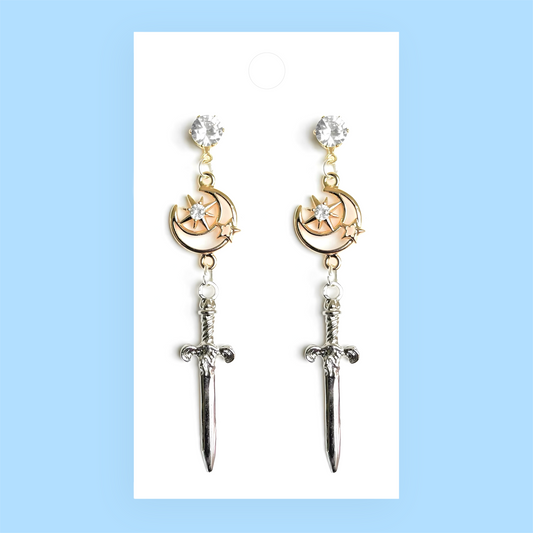 Moon Dagger Earrings