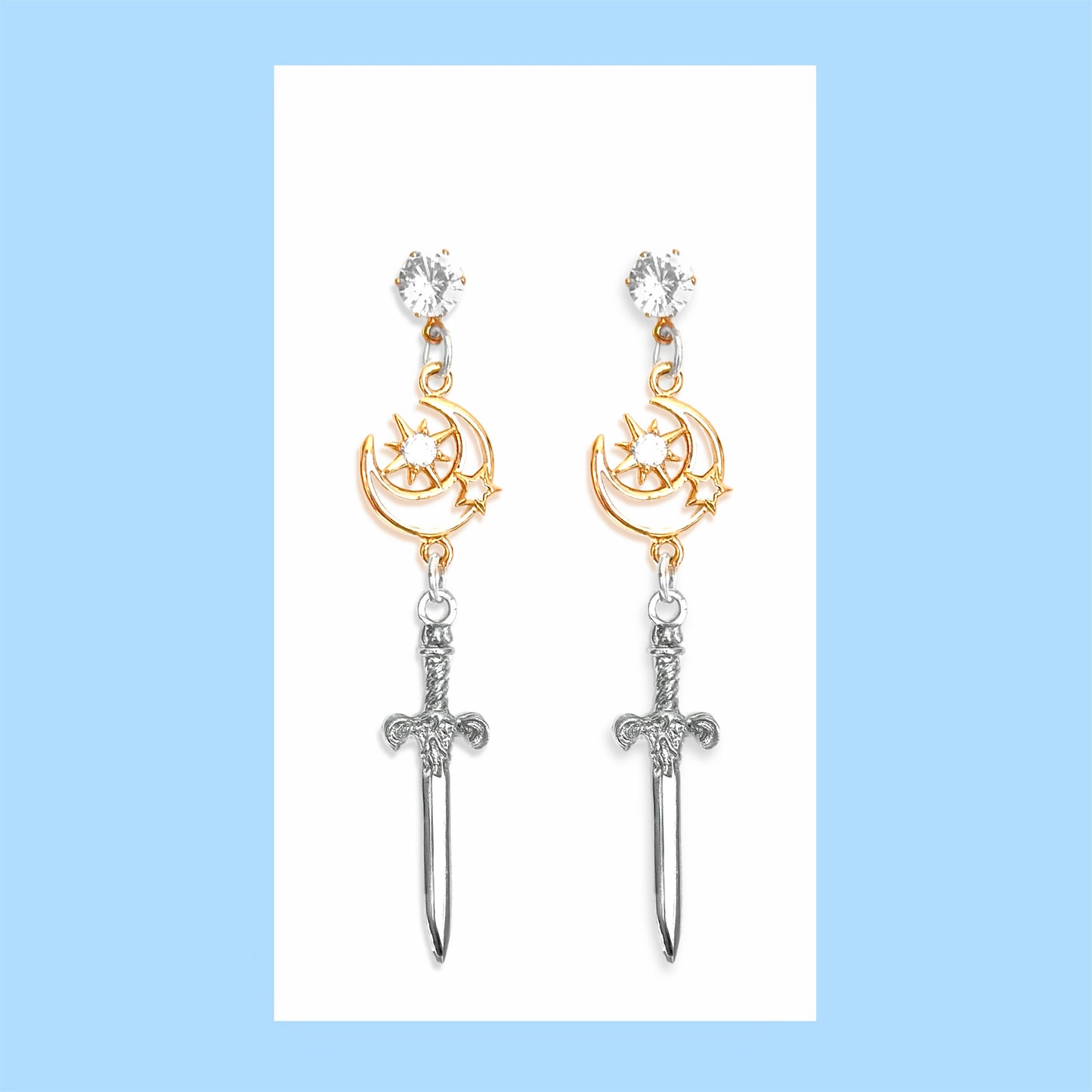 Moon Dagger Earrings