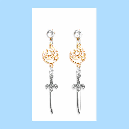 Moon Dagger Earrings
