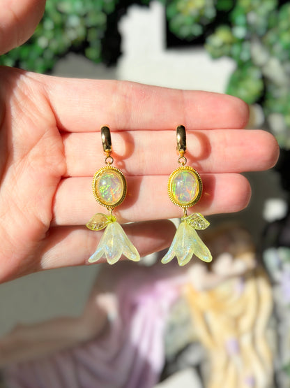 Opalescent Lilly Earrings