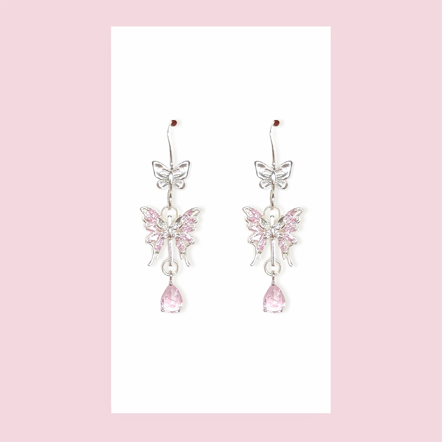 Bejeweled Butterfly Earrings