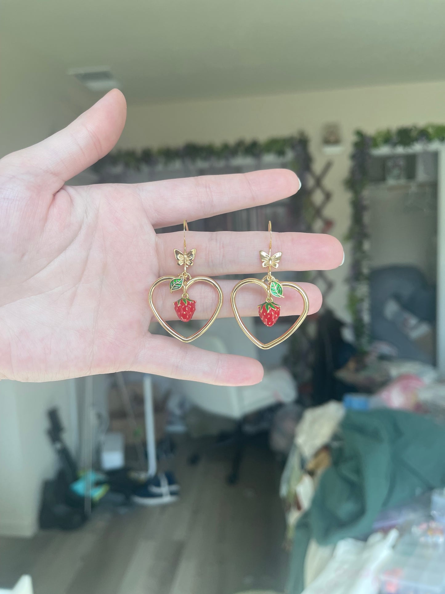 Strawberita Earrings