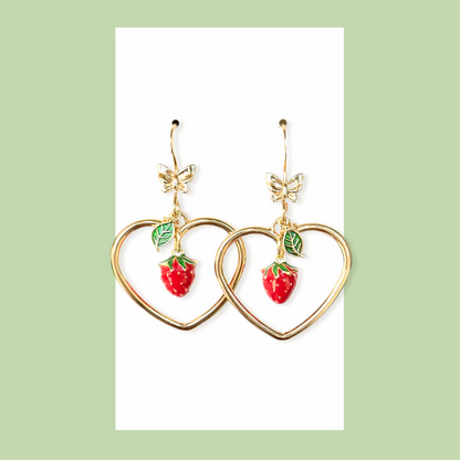 Strawberita Earrings