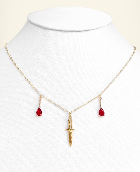 Bloody Dagger Necklace