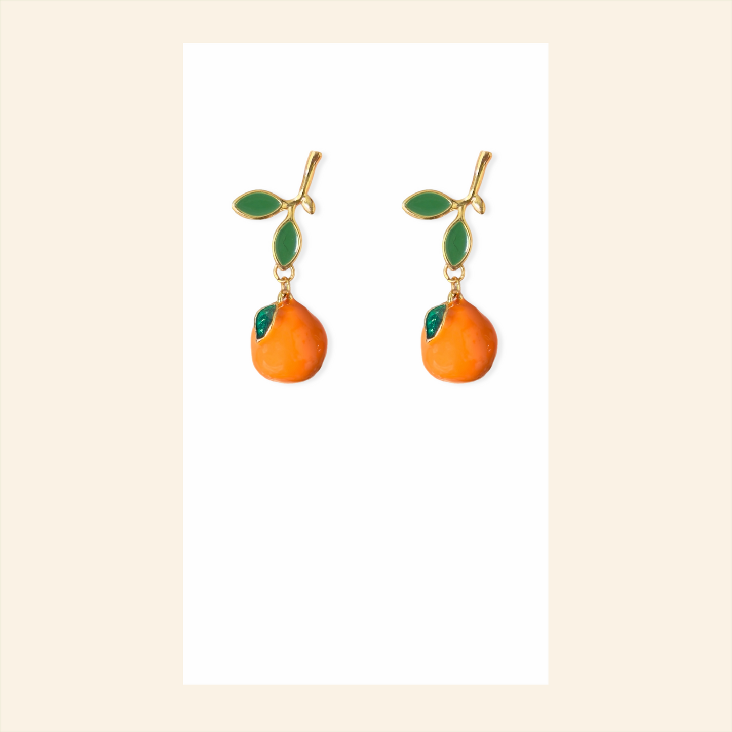 Nami’s Tangerine Earrings