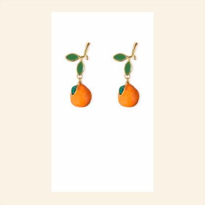 Nami’s Tangerine Earrings