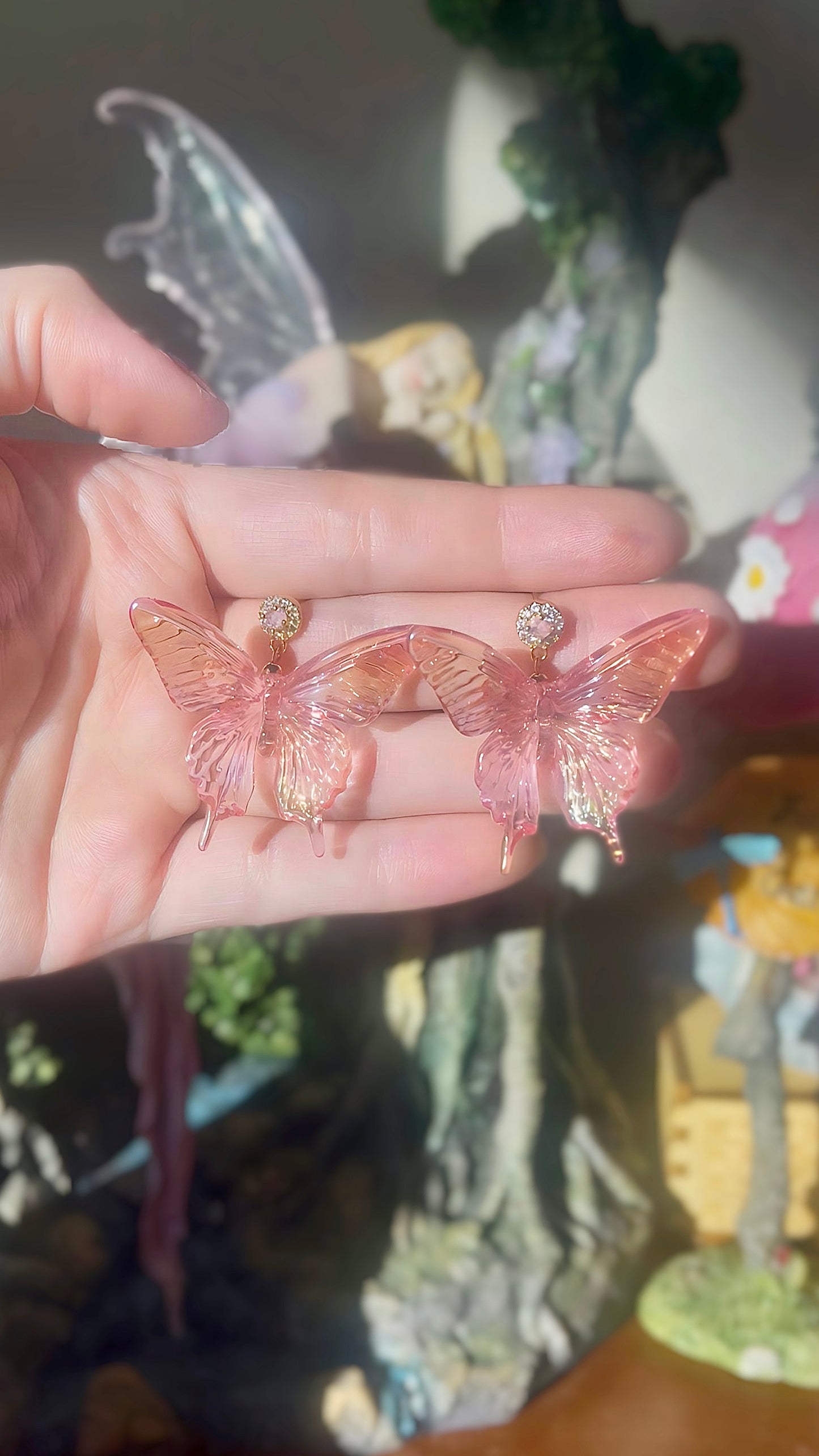 Holographic Butterfly Earrings