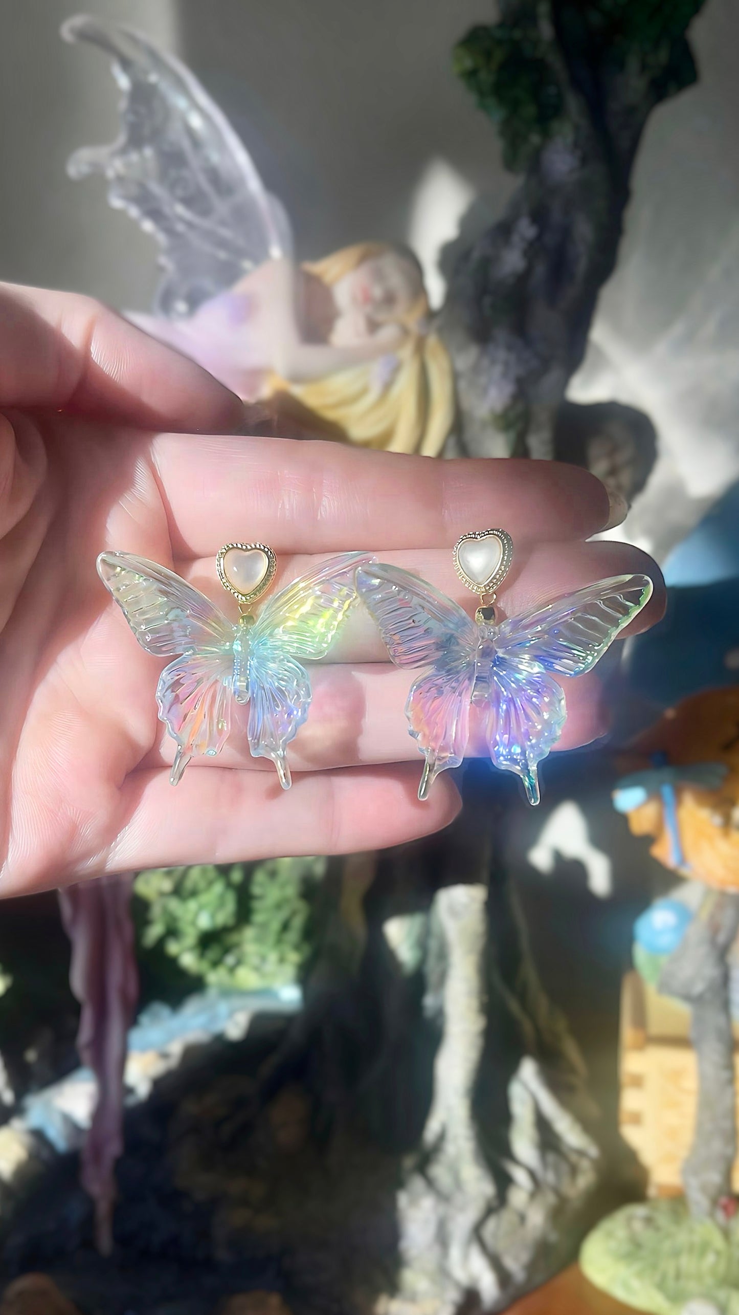 Holographic Butterfly Earrings