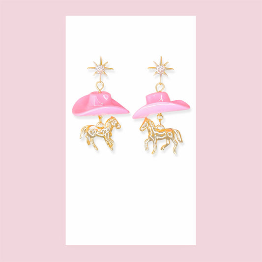 Pink Pony Club Earrings