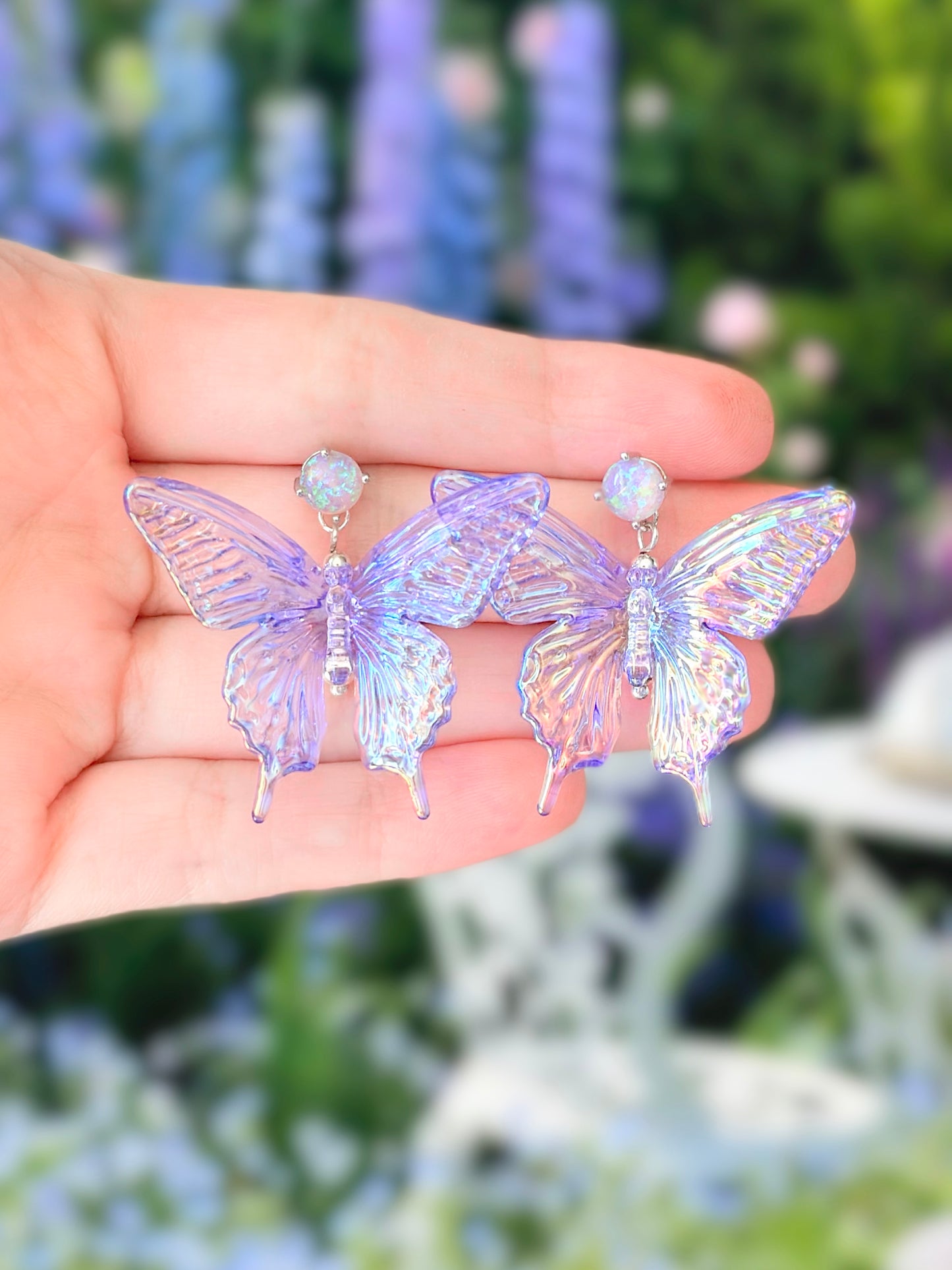 Holographic Butterfly Earrings