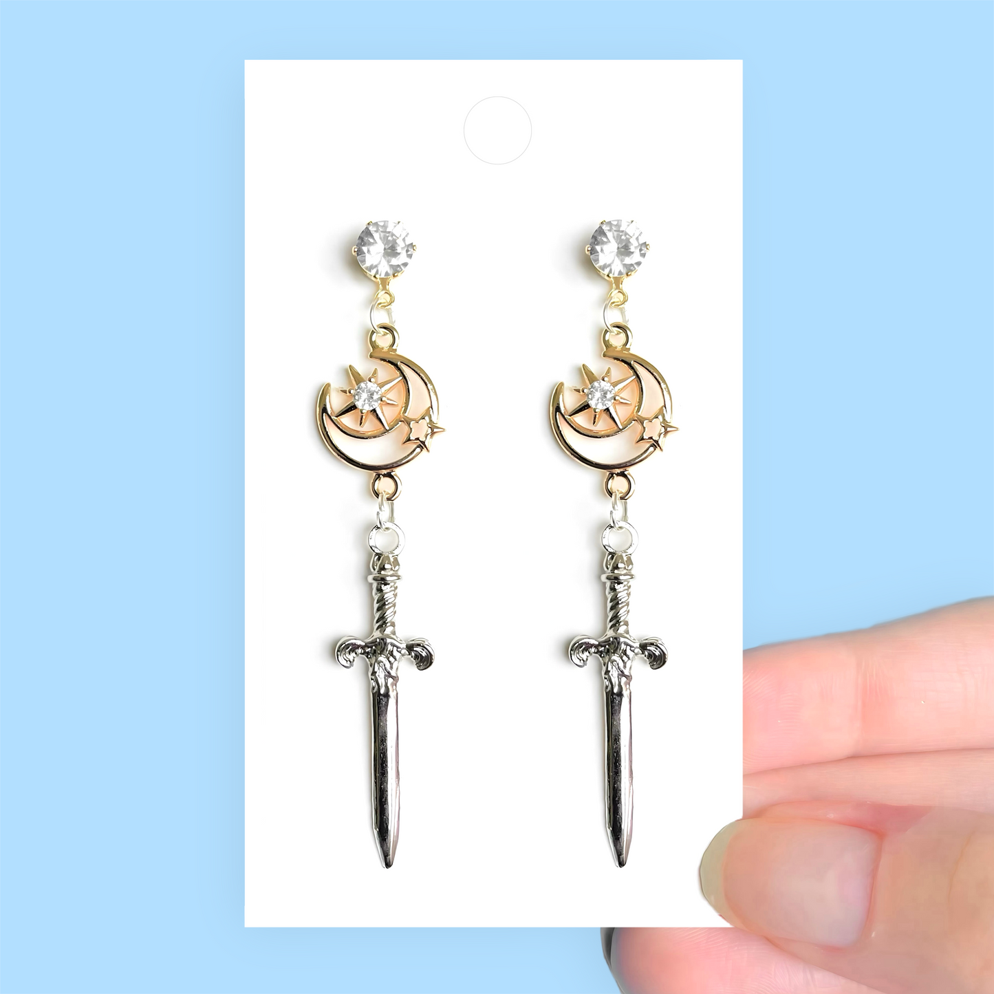 Moon Dagger Earrings