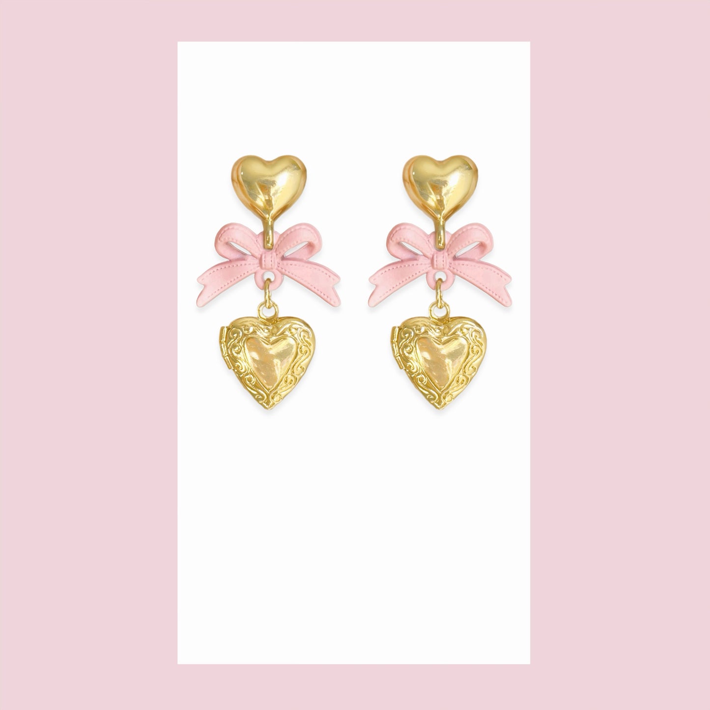 Heart Locket Earrings