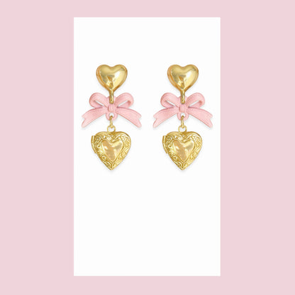 Heart Locket Earrings