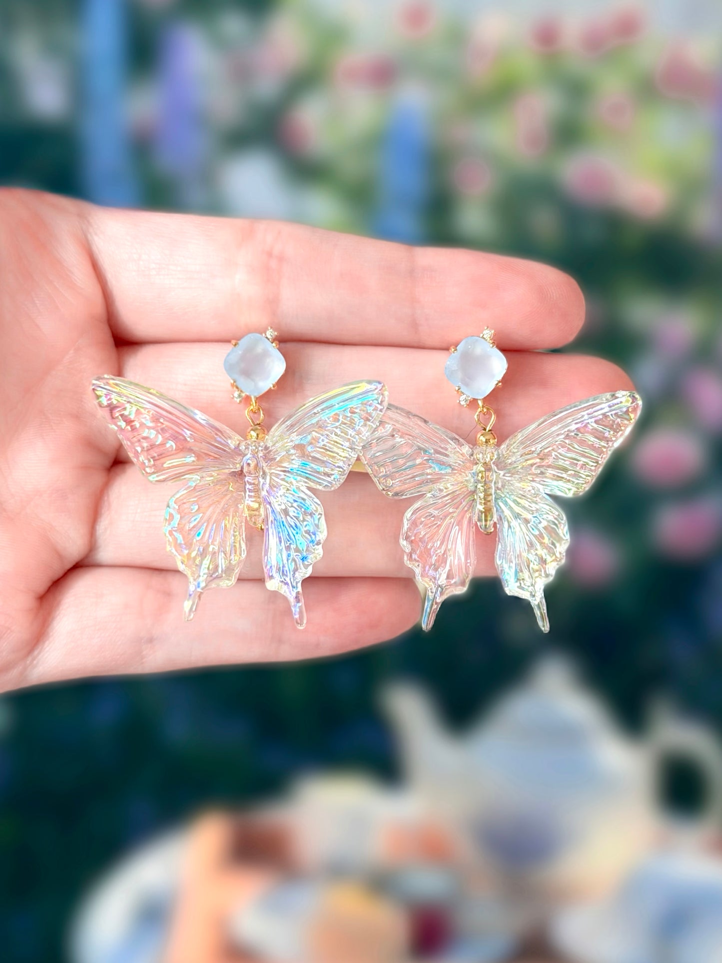 Holographic Butterfly Earrings