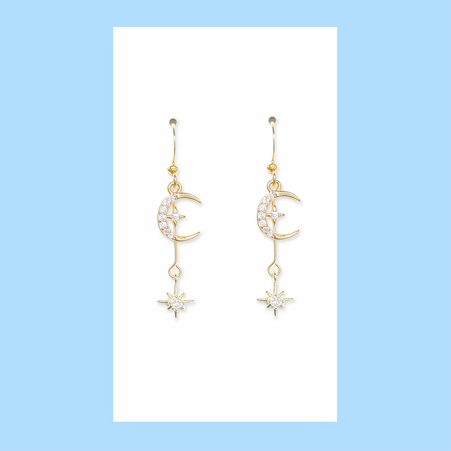 Moon n Star Earrings (NEW LOOK)