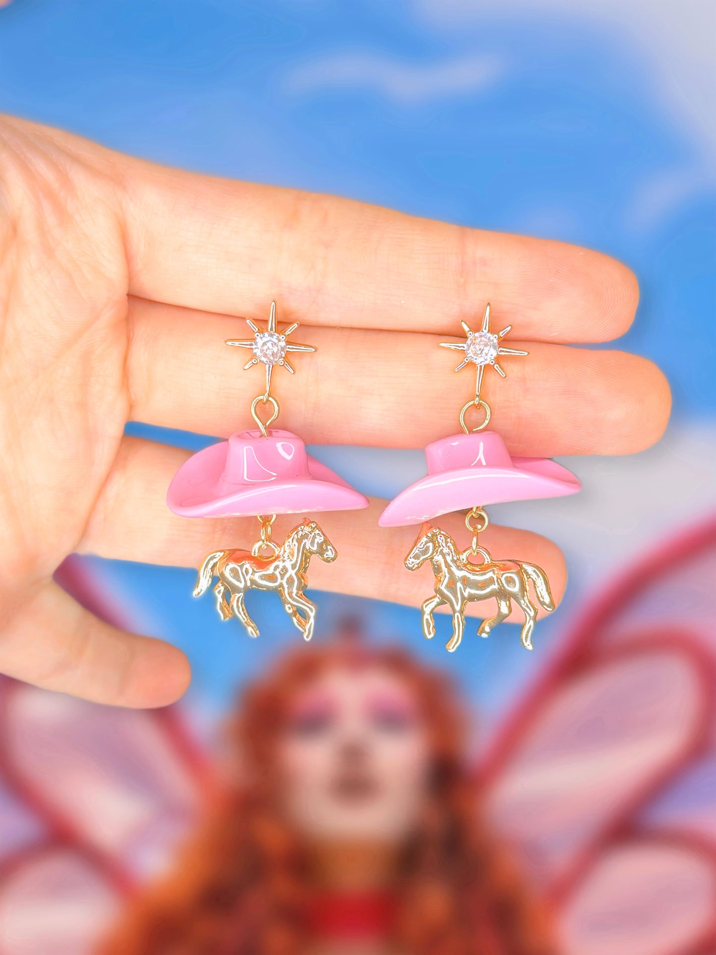 Pink Pony Club Earrings