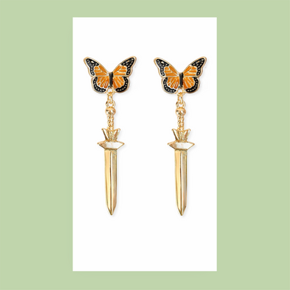 Butterfly Blade Earrings