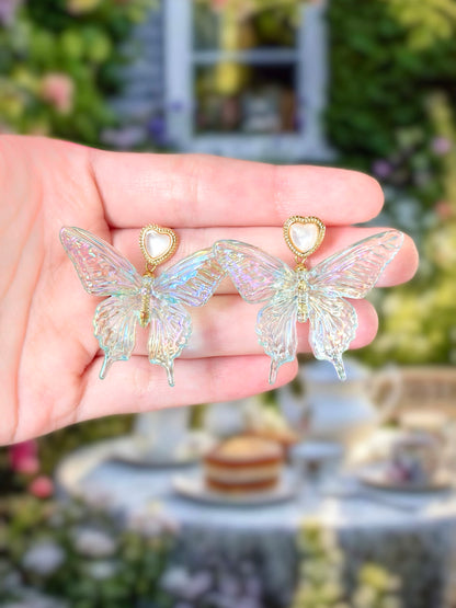 Holographic Butterfly Earrings