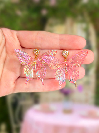 Holographic Butterfly Earrings