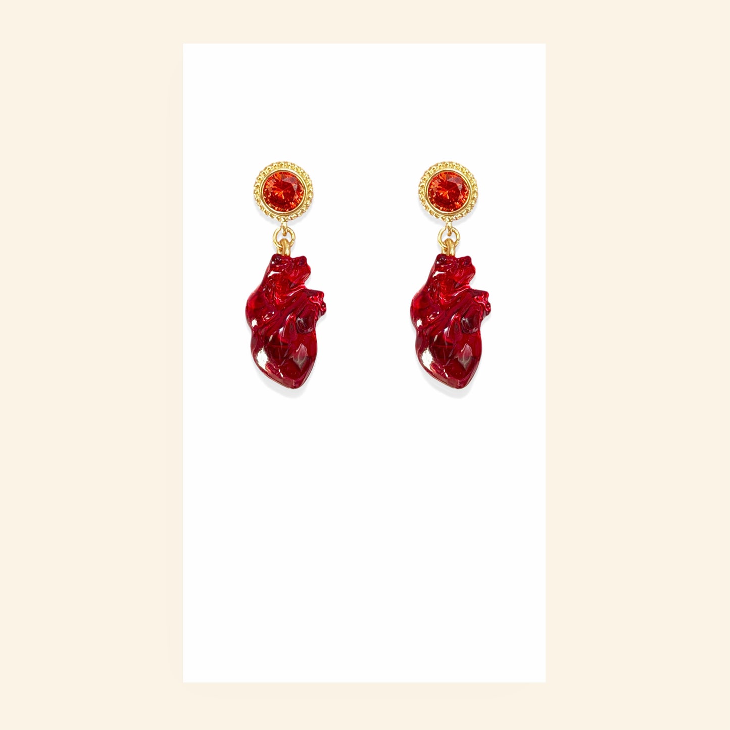 Medieval Heart Earrings