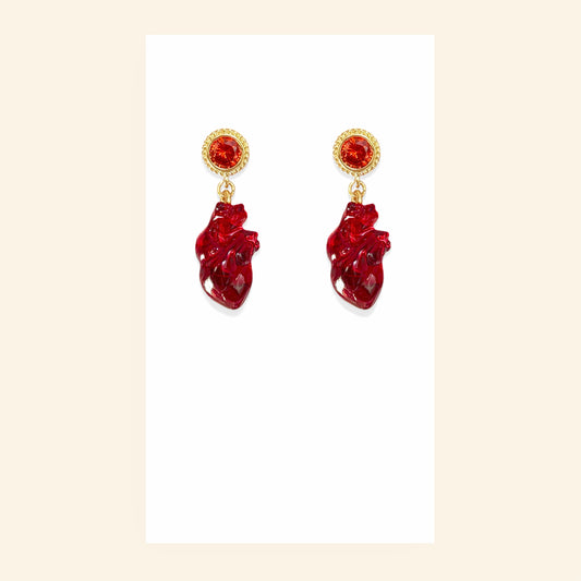 Medieval Heart Earrings