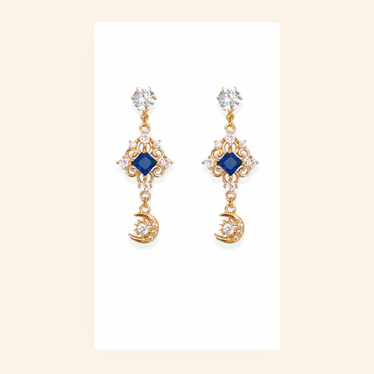 Midnight Moon Earrings