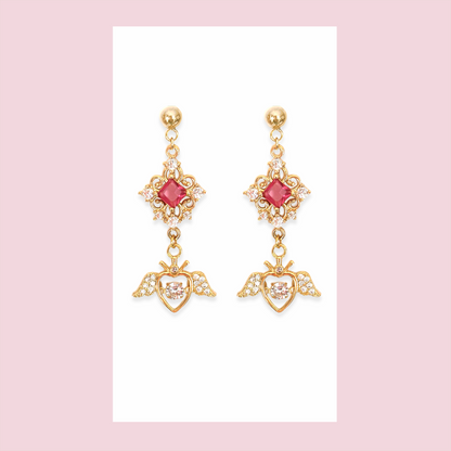 Flying Heart Earrings