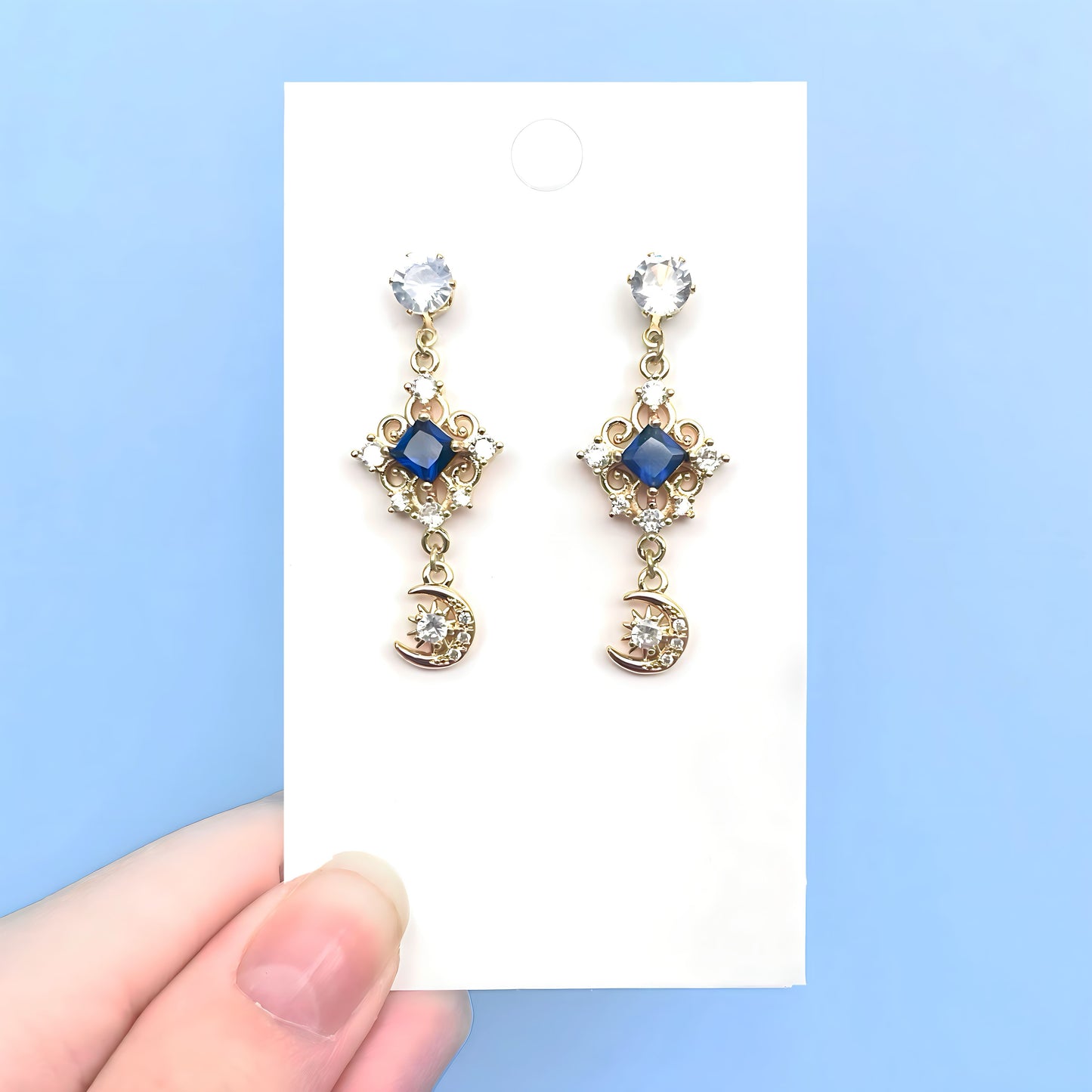 Midnight Moon Earrings