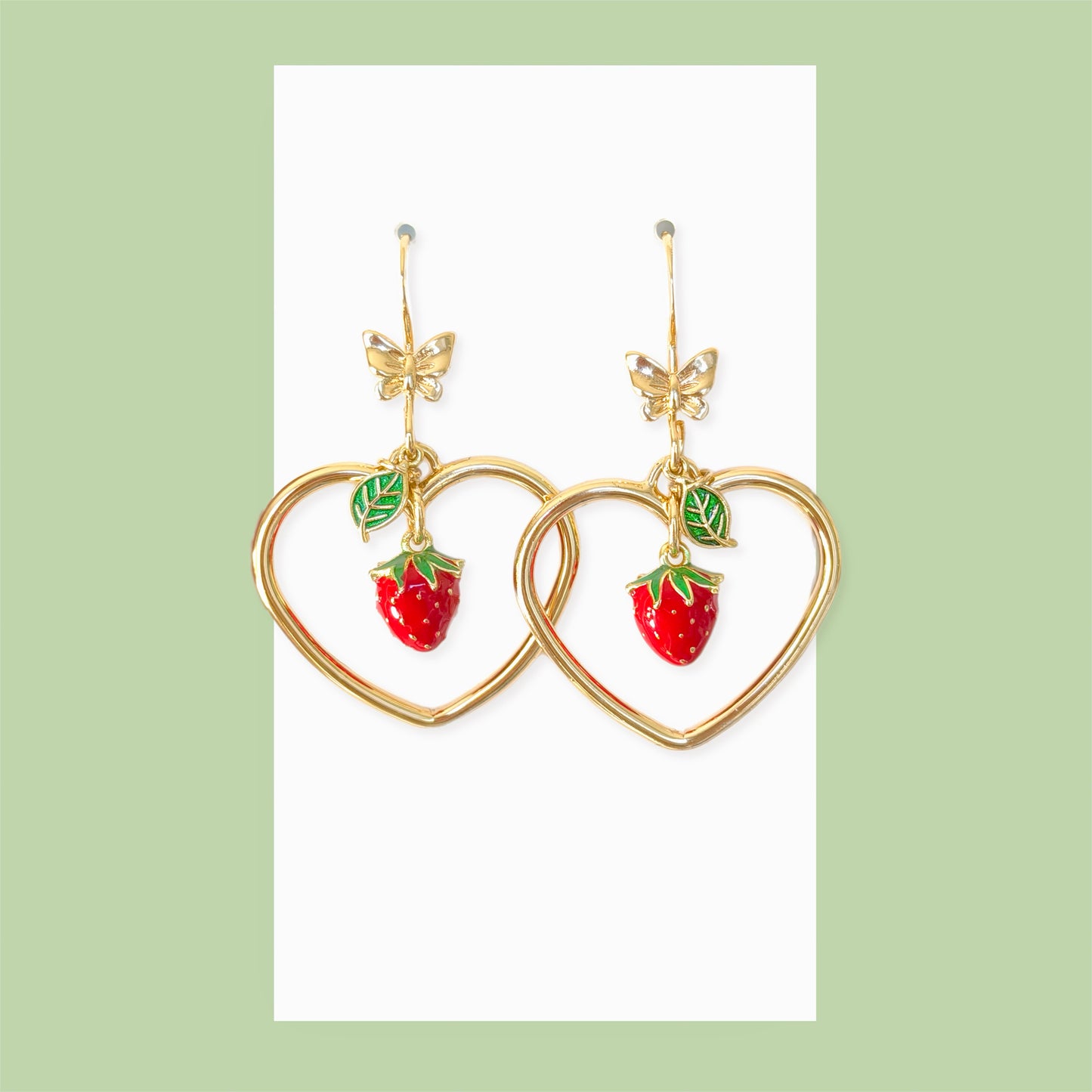 Strawberita Earrings