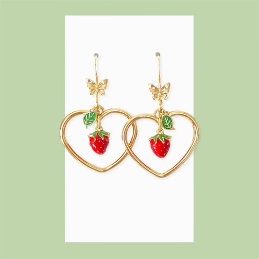 Strawberita Earrings