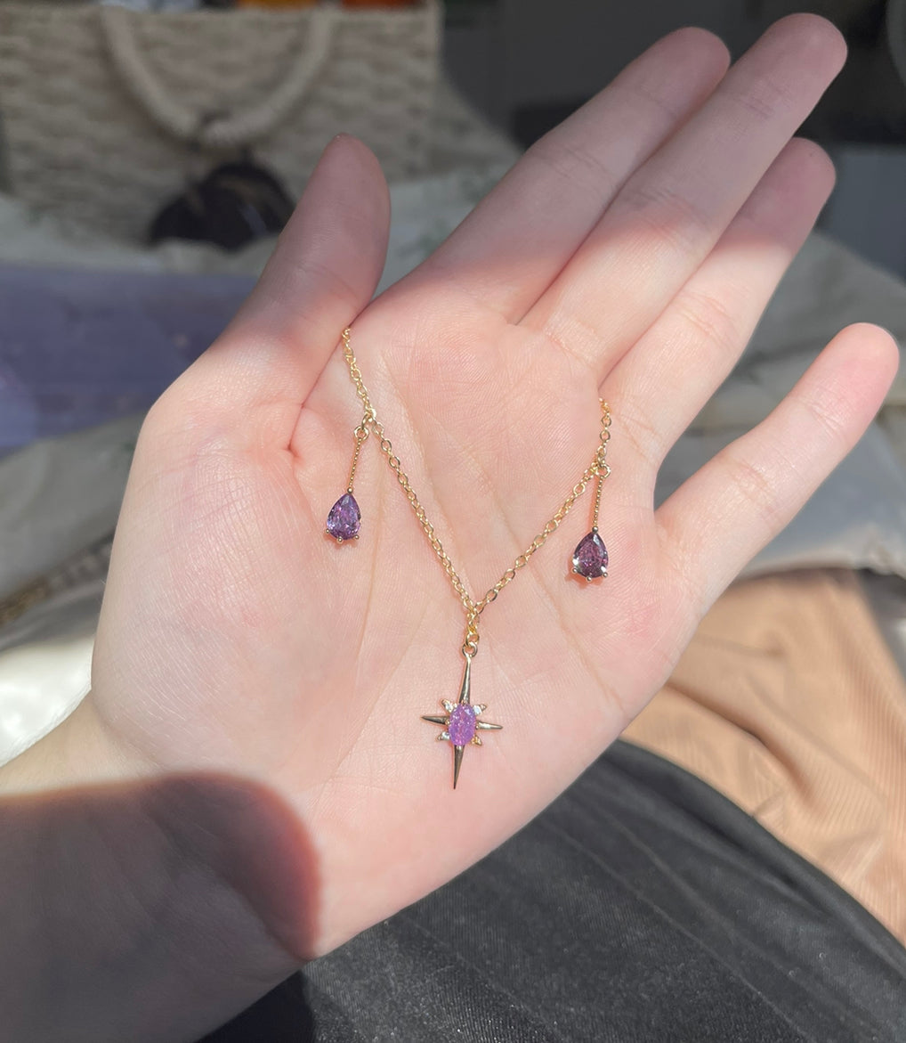 Violet Starlight Necklace